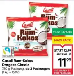Maximarkt Casali Rum-Kokos Dragees Classic Angebot