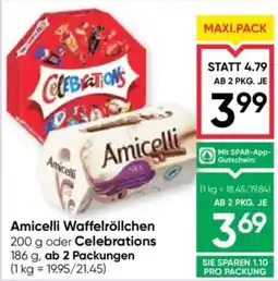 Maximarkt Amicelli Waffelröllchen Angebot