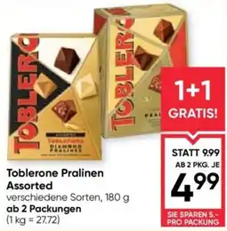 Maximarkt Toblerone Pralinen Assorted Angebot