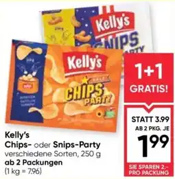 Maximarkt Kelly's Chips- oder Snips-Party Angebot