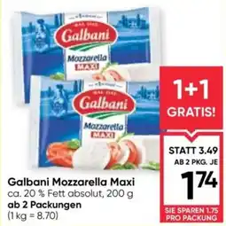 Maximarkt Galbani Mozzarella Maxi Angebot