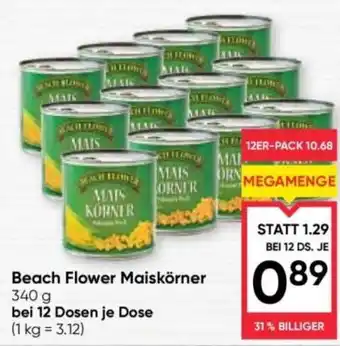Maximarkt Beach Flower Maiskörner Angebot