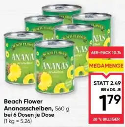 Maximarkt Beach Flower Ananasscheiben Angebot