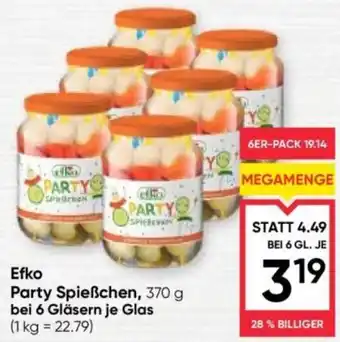 Maximarkt Efko Party Spießchen Angebot