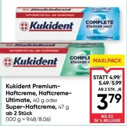 Maximarkt Kukident Premium-Haftcreme Angebot