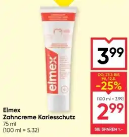 Maximarkt Elmex Zahncreme Kariesschutz Angebot