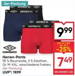 Maximarkt Herren-Pants umbro Angebot