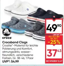 Maximarkt Crocsband Clogs Angebot