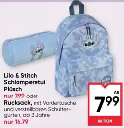 Maximarkt Lilo & Stitch Schlamperetui Plüsch Angebot
