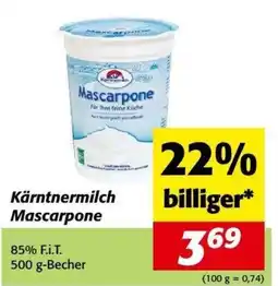Nah&Frisch Kärntnermilch Mascarpone Angebot