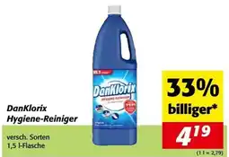 Nah&Frisch DanKlorix Hygiene-Reiniger Angebot