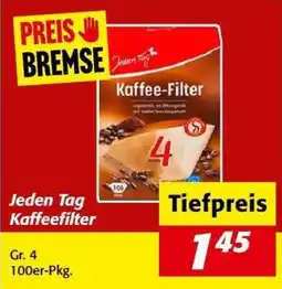 Nah&Frisch Jeden Tag Kaffeefilter Angebot