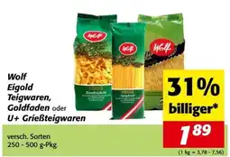 Nah&Frisch Wolf Eigold Teigwaren Angebot