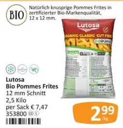 Kastner Lutosa Bio Pommes Frites Angebot
