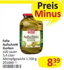 Kastner Felix Aufschnitt Gurken Angebot