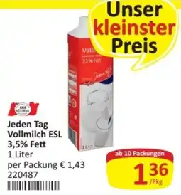 Kastner Jeden Tag Vollmilch ESL Angebot