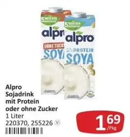 Kastner Alpro Sojadrink mit Protein oder ohne Zucker Angebot