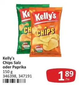 Kastner Kelly's Chips Salz oder Paprika Angebot