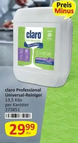 Kastner claro Professional Universal-Reiniger Angebot
