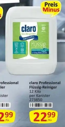 Kastner claro Professional Flüssig-Reiniger Angebot