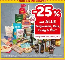 Interspar Teigwaren, Reis, Essig & Öle Angebot