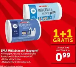 Interspar SPAR Müllsäcke mit Tragegriff Angebot