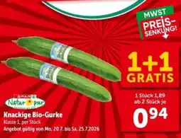 Interspar Knackige Bio-Gurke Angebot