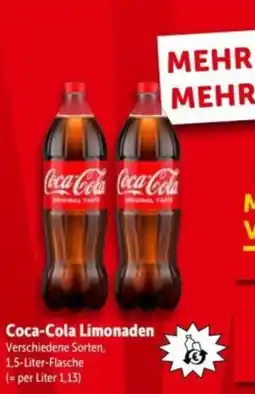 Interspar Coca-Cola Limonaden Angebot