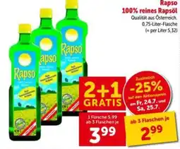 Interspar Rapso Rapsöl Angebot