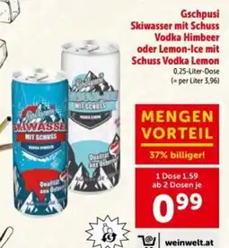 Interspar Gschpusi Skiwasser mit Schuss Angebot