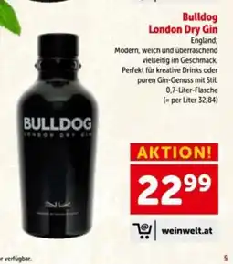 Interspar Bulldog London Dry Gin Angebot