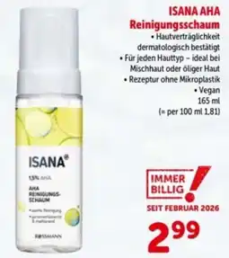 Interspar ISANA AHA Reinigungsschaum Angebot