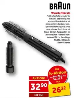 Interspar BRAUN Warmluftbürste Angebot