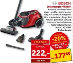 Interspar BOSCH Zyklonsauger »Animal« Angebot