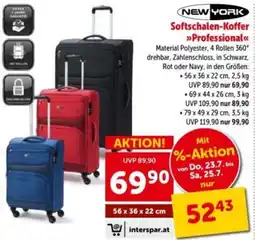 Interspar New York Softschalen-Koffer »Professional« Angebot