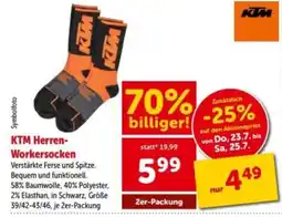 Interspar KTM Herren-Workersocken Angebot