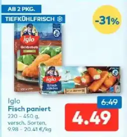 T&G Iglo Fisch paniert Angebot