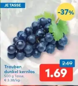 T&G Trauben dunkel kernlos Angebot