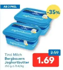 T&G Tirol Milch Bergbauern Joghurtbutter Angebot