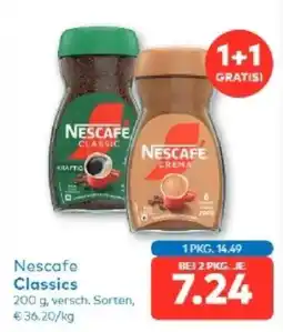 T&G Nescafe Classics Angebot