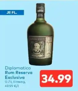 T&G Diplomatico Rum Reserva Exclusiva Angebot