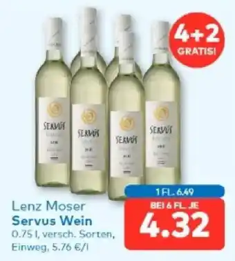 T&G Lenz Moser Servus Wein Angebot