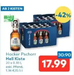T&G Hacker Pschorr Hell Kiste Angebot