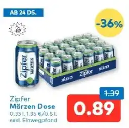 T&G Zipfer Märzen Dose Angebot