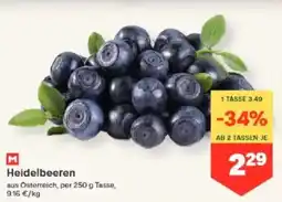 MPreis M Heidelbeeren Angebot