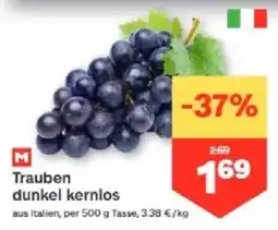MPreis Trauben dunkel kernlos Angebot