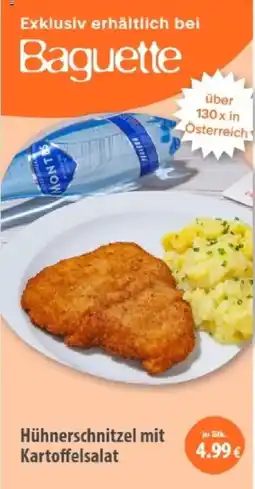 MPreis Hühnerschnitzel mit Kartoffelsalat Angebot