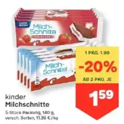 MPreis Kinder Milchschneite Angebot