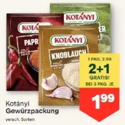 MPreis Kotányi Gewürzpackung Angebot