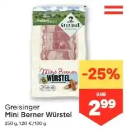 MPreis Greisinger Mini Berner Würstel Angebot
